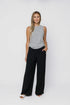 Elly-Wide Leg Pull On Pant
